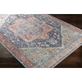 thumbnail image 4 of Hauteloom Exira Living Room, Bedroom Machine Washable Area Rug - Traditional - Blue, Brick Red, Camel - 8'10" x 12', 4 of 10