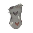 thumbnail image 5 of Wukai Rooster Chic One Shoulder Swimwear with Ruffle Design and Tummy Control Skirt: Fashionable, Supportive, Comfortable for Beach-X-Large, 5 of 7