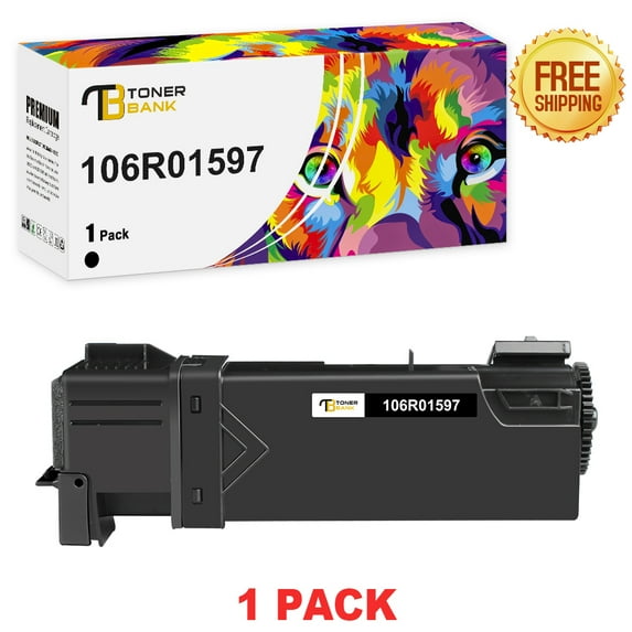 Toner Bank Compatible Toner Cartridge Replacement for Xerox 106R01597 High Yield (Black, 1-Pack)