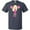 Navy Blue, variant on Inktastic Cheerleaders, Girl With Blonde Hair, Pink Uniform T-Shirt
