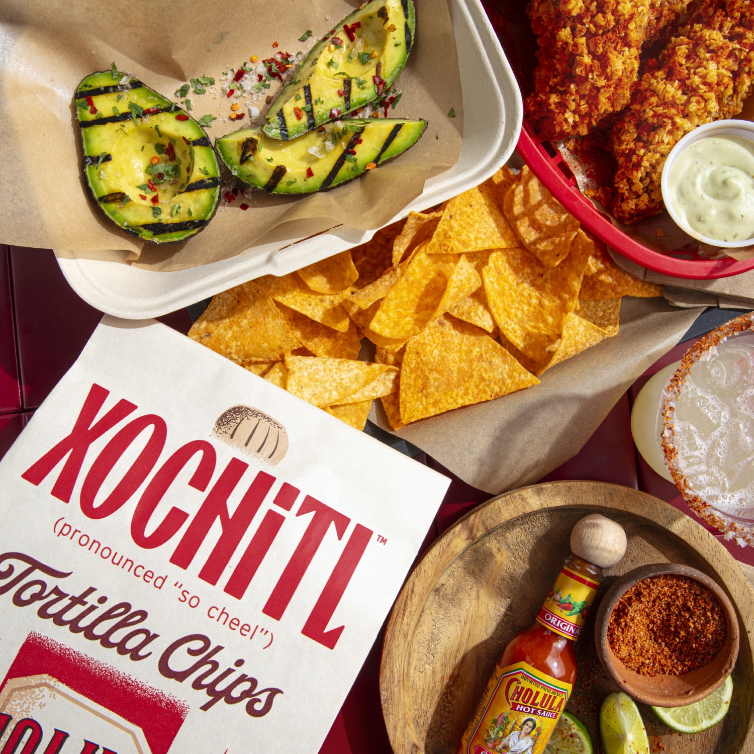 Xochitl - Cholula Corn Chips, 11 oz Paper Bag