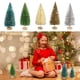 thumbnail image 5 of Bewildely Mini árbol de Navidad para el hogar y la oficina, miniárbol de con base redonda, decoración navideña Type7 NO7 Bewildely HA001627-02, 5 of 6