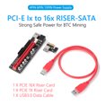 thumbnail image 2 of Tmvgtek 009S Plus 3A Usb 3.0 Pci-E 1X A 16X Extender Riser Card Para Minería Btc, 2 of 9