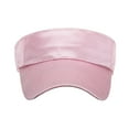 thumbnail image 2 of Only Moment Pink Sports Visor Sun Hats for Women Polyester Beach Wide Brim Fashion Hat Uv Protection Quick Dry Packable Summer Cap for Casual Sports One Size, 2 of 3
