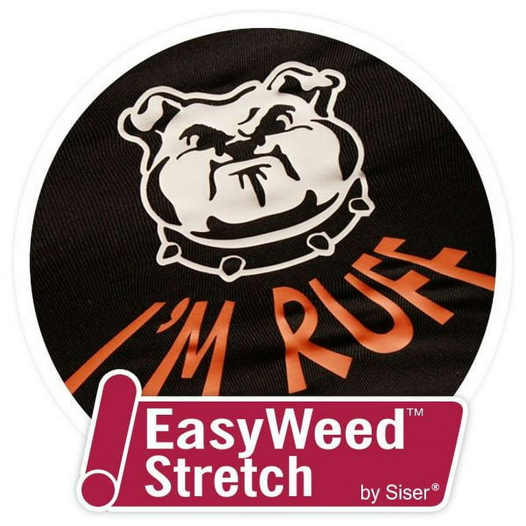 Siser Easyweed Stretch Heat Transfer Vinyl Pre-cut Sheets 12x15