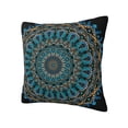 thumbnail image 2 of Wukai Mandala Premium Polyester Fleece Pillow Covers with Hidden Zipper Closure,Luxuriously Soft and Durable-12"x12", 2 of 7