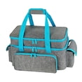thumbnail image 2 of Organizador de accesorios de costura caja de almacenamiento costurero bolso doble capa confeccionado en poliéster resistente adecuado para clases de c, 2 of 9