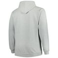 thumbnail image 3 of Men's Heather Gray Ohio State Buckeyes Big & Tall "The" Pullover Hoodie, 3 of 3