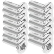 30pcs Caster Sockets Metal Caster Stem Sleeves Professional Replacements for Wood Caster