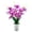 Purple, variant on WMGHA 20 Pcs Artificial Daffodils Flowers in Vase for Home Decor, Spring Flower Fake Silk Flower Arrangement for Home Wedding Outdoor Front Door, UV-Resistant Artificial Potted Flowers