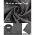 thumbnail image 5 of Camisa Alimens & Gentle Linen de manga corta con botones, color negro, 5 of 5