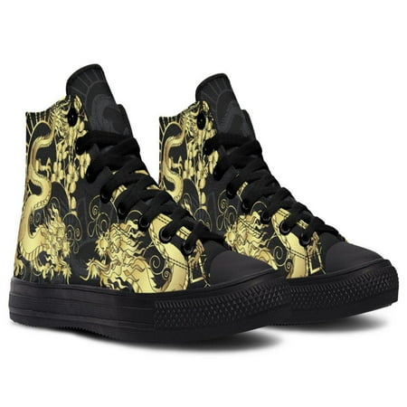 

Printed Couple High-top Canvas Shoes