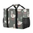 thumbnail image 5 of FORMRS Tote Bag for Women Large Capacity Canvas Travel Foldable Carry On Shopping Handbag, Winter Goose, 5 of 8