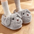 thumbnail image 2 of BCSIOAOI Kids Slippers Warm Fuzzy Closed Toe Indoor House Shoes, 2 of 5