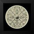 thumbnail image 2 of Vision Studio 15x15 Black Modern Framed Museum Art Print Titled - Black and Tan Medallion II, 2 of 5