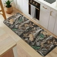 thumbnail image 5 of Brown Green Camo Leaves Branches Pattern Kitchen Rug Mat,Kitchen Runner Rugs Non Skid Washable,Decorative Kitchen Floor Mats for Kitchen,Sink,Laundry,17"x47.2", 5 of 7