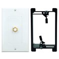 thumbnail image 2 of Placa de pared RCA, inserto Keystone RCA único con conector central bl, 2 of 2