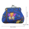 thumbnail image 2 of Coin Pouch Cartoon Cute Owl Creative Coin Wallet Change Purse Holder Coin Bag, 2 of 9