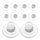 thumbnail image 2 of Secure Silicone and Alloy Earring Backs for Studs Silver Color Comfortable and Durable for Earring Use, 2 of 5