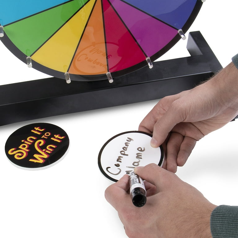 Spin 2 Win Prize Wheel, Custom Trade Show Games