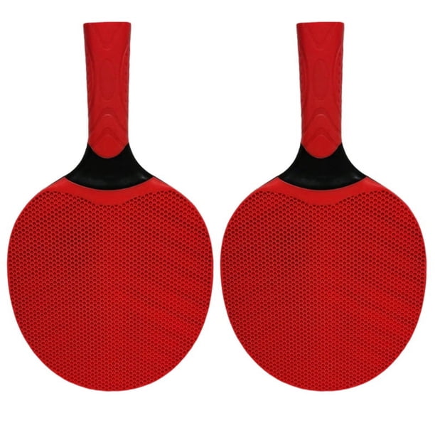 Artículos Deportivos Raquetas de Tenis de Mesa Multicolor de Silicona Adecuadas para Principiantes en Entrenamiento y Competición Rojo