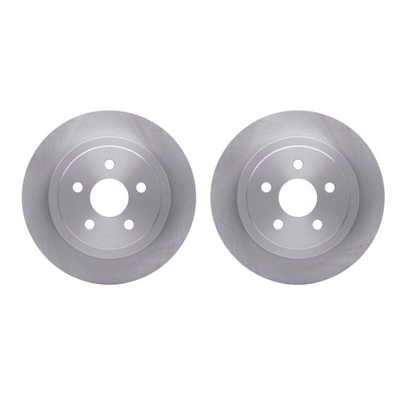 Dynamic Friction Company Rear Brake Rotors 6002-39014