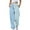 Z2-Light blue, variant on Prolriy Sweatpants Women Jogging Pants for Women Fashion Women's Loose Breathable Colorblocking Casual Pants Side Pockets Leg Opening Drawstring Seasonal Casual Pants Women's Pants Light Blue XXL