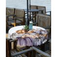 thumbnail image 2 of Fall Watercolor Pumpkins Thanksgiving Round Tablecloth with Zipper,Waterproof Table Cloth with Umbrella Hole Patio Tablecloths for Outdoor Tables,Farm Harvest Washable Spillproof Table Cover, 2 of 6