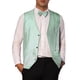thumbnail image 1 of INSPIRE CHIC Chaleco de Hombre Brillante V Cuello Sin Mangas Chaleco Metálico Brillante para Fiesta Formal XL Verde, 1 of 4