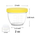 thumbnail image 2 of Youngever 18 Sets Baby Food Storage, 2 Ounce Baby Food Containers with Lids, 9 Pink Colors, with Lids Labels, 2 of 4