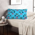 thumbnail image 6 of Gukieu pirate Octopus Print Plush Pillow Cover, Hidden Zipper Pillow Protector without Pillow Core, Suitable for Bedroom, Office, Car Decoration-20"x30", 6 of 6