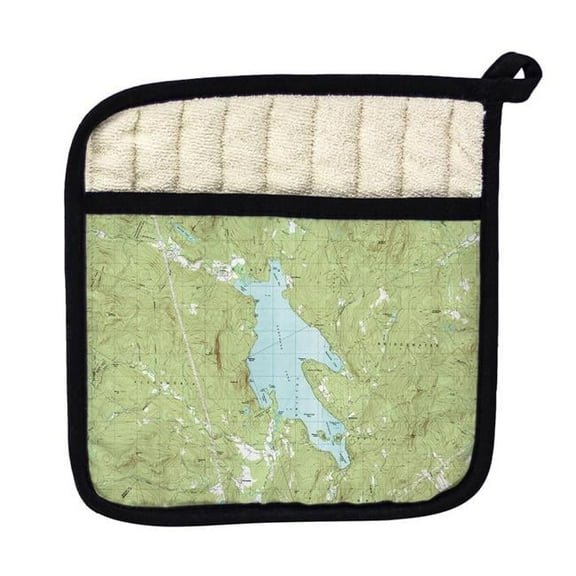 Betsy Drake PT794 Newfound Lake, NH Nautical Map Pot Holder