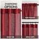 thumbnail image 3 of Cortinas MIULEE de lino rojo burdeos, 264 x 305 cm, 2 paneles, 3 of 7