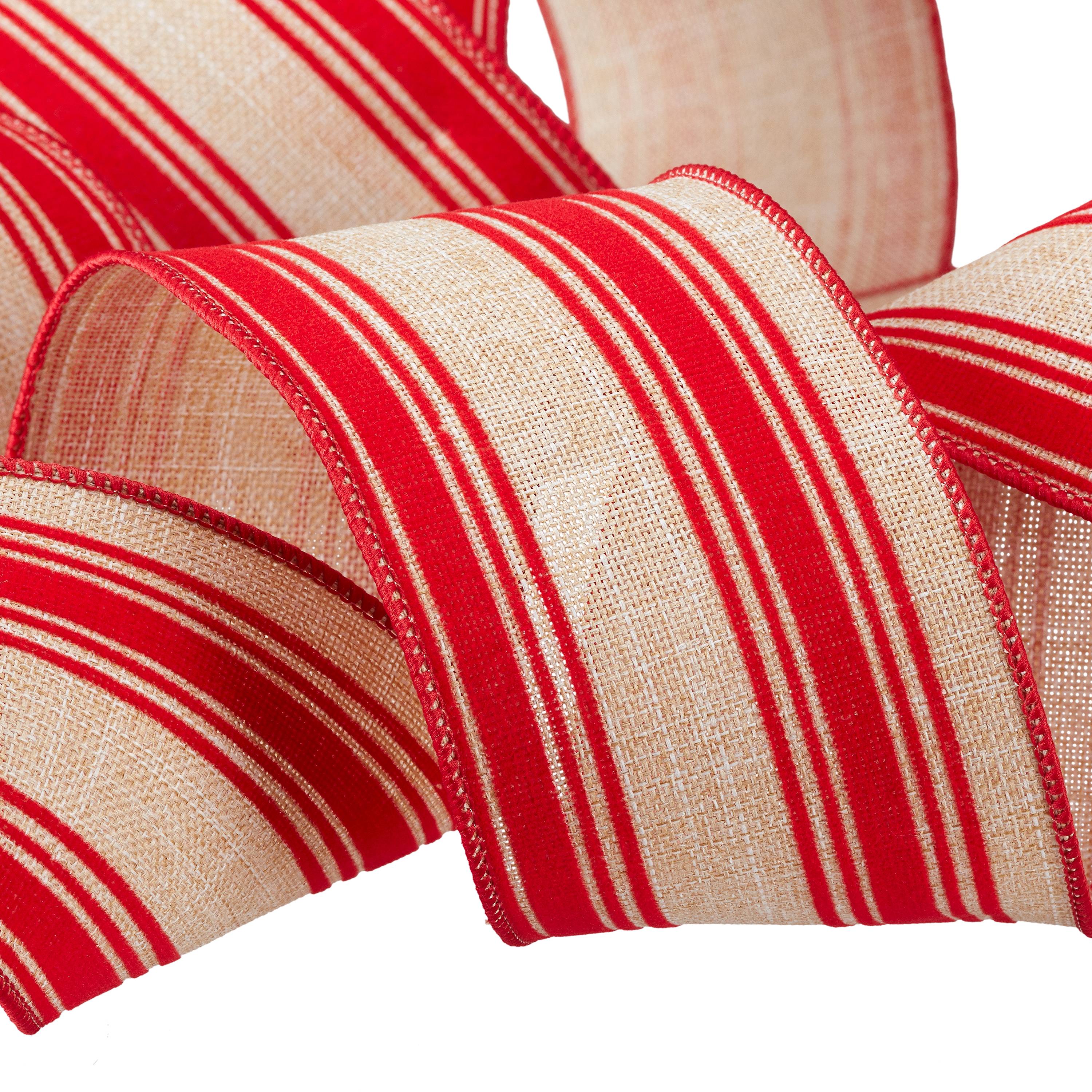 Holiday Time Red Christmas Ribbon Set, 2 Count - image 3 of 4