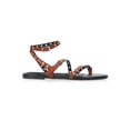 thumbnail image 3 of No Boundaries Strappy Flat Sandals, Women's, 3 of 7