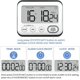 thumbnail image 4 of Kitchen Timer Alarm Clock Multifunctional Digital Cooking Timer with Large LCD Display Big Digits Countdown Timer Count up, 4 of 5