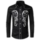 thumbnail image 1 of Camisa estampada estilo occidental con estampado de flores, ropa de calle de manga larga con botones, ropa deportiva y de moda, ropa de calle, 1 of 6