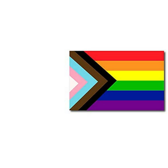 Magnet Me Up Gay Pride Rainbow Flag Car Magnet Decal - LGBT - 5x8 - Waterproof Lesbian Gay Bisexual Transexual