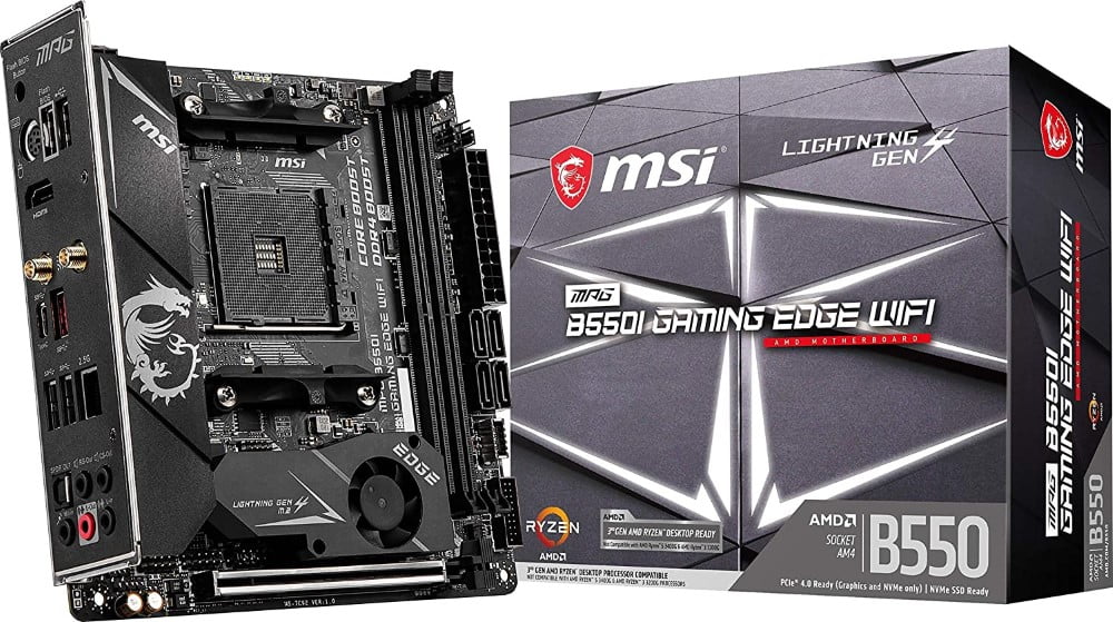MSI MPG B550I Gaming Edge WiFi Gaming Motherboard - Walmart.com