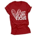 thumbnail image 1 of Birdeem Blouses Confortables pour Femmes Imprimé Saint-Valentin, 1 of 1
