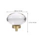thumbnail image 2 of unbranded 2Ud Pomos Decorativos De Cristal Para Puertas Y Cajones Con Estructura Simple Y Elegante, 2 of 7