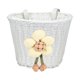 thumbnail image 1 of Cesta de bicicleta para niños, cesta delantera tejida, correas ajustables para manillar pequeño Blanco, 1 of 9
