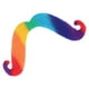 thumbnail image 4 of Barba Falsa,Bigotes Falsos Novedad Bigote De Fiesta Colorido Novedad Bigote Tecnología Avanzada, 4 of 8