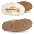 thumbnail image 6 of Jessica Simpson Girls Microsuede Super Soft Bootie Slippers with Indoor Outdoor Sole, 6 of 9