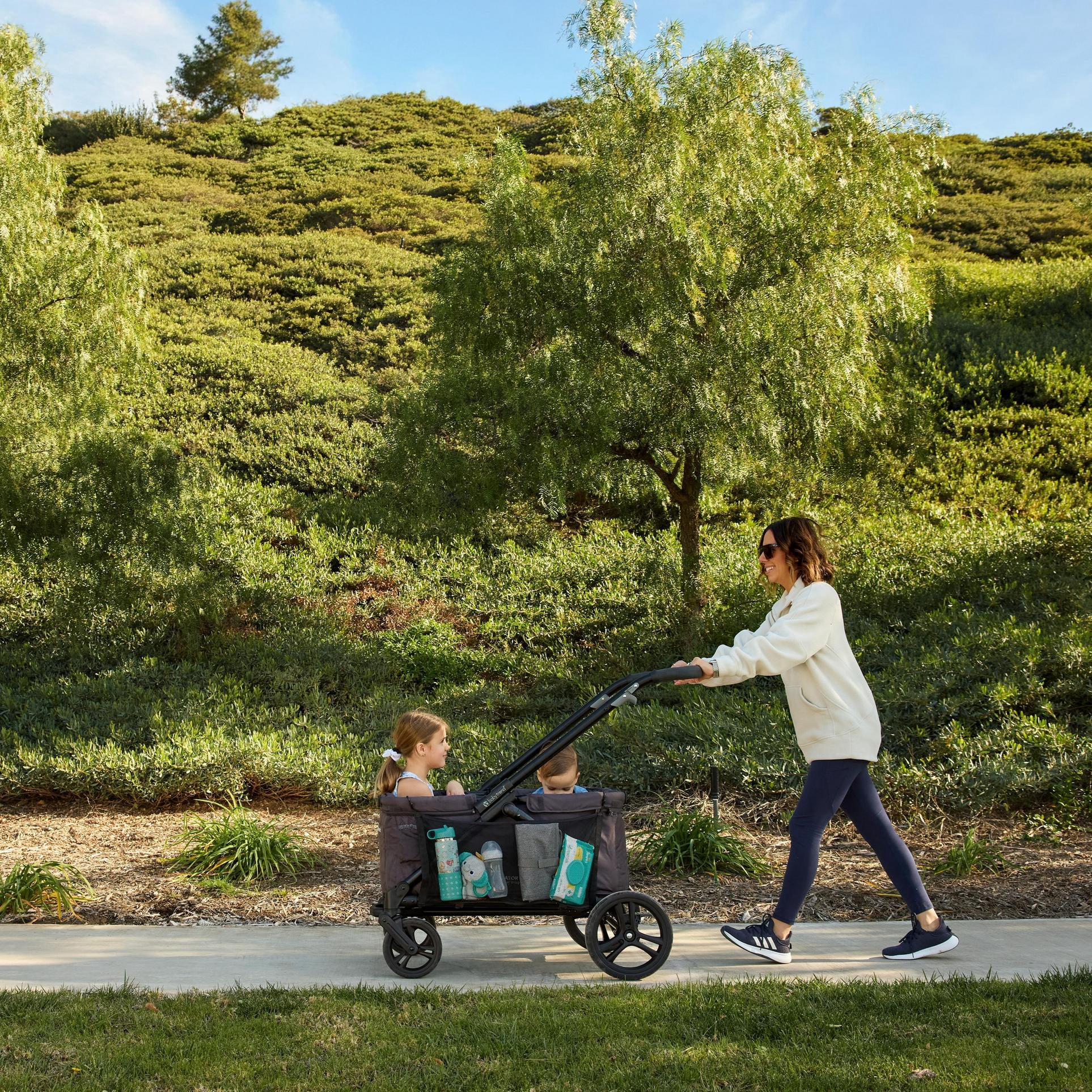 J.L. Childress Universal Stroller Wagon Netting - Mesh Organizer, Stroller Accessories, Storage