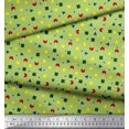 thumbnail image 3 of Soimoi Coton Popeline Point, Croix Signe & Carré Géométrique Tissu Imprimé par la Cour 56 Pouces de Large, 3 of 3