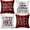 Buffalo Plaid, variant on , Red and White Christmas Pillow Covers 18x18 Inch - Pack of 4 | Christmas Throw Pillow Covers, Christmas Plaid Pillow Covers | Farmhouse Christmas Pillow Covers for Plaid Christmas Decoration