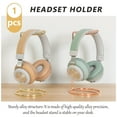 thumbnail image 3 of Miangastore Golden Headset Holder 1Set 9.1X4.3X4.3in, 3 of 7