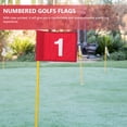 thumbnail image 6 of RENACLIPY Red Nylon Golf Flags for Yard Practice and Putting Training, 2 Pieces Golf Accessories, 6 of 6