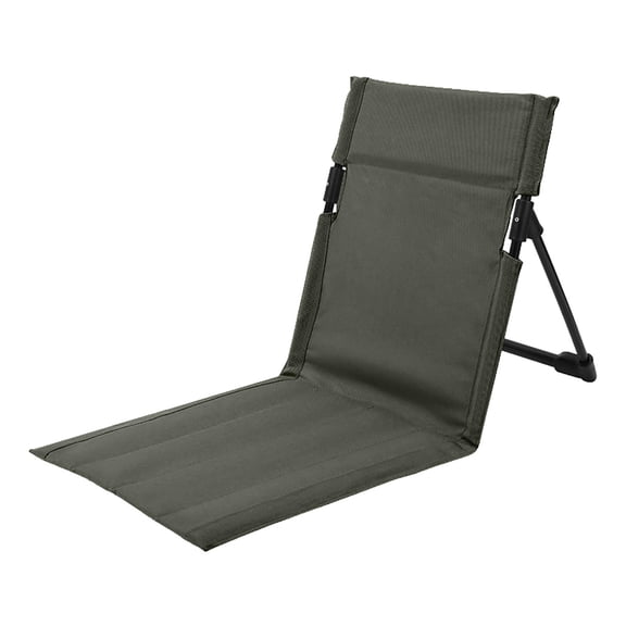 LAZIOEGR Portable Folding Beach Chair – Lightweight, Ergonomic Camping Chair with Foam‑Padded Seat, Backrest & Carry Bag